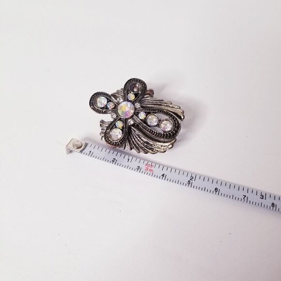 Silver cross chunky statement rings bundle lot - Picture 4 of 10